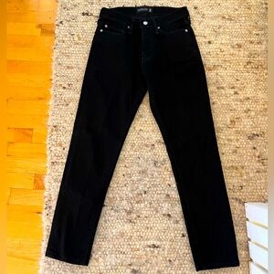 Men’s Abercrombie & Fitch Athletic Skinny Stretch Black Jeans - 29x30